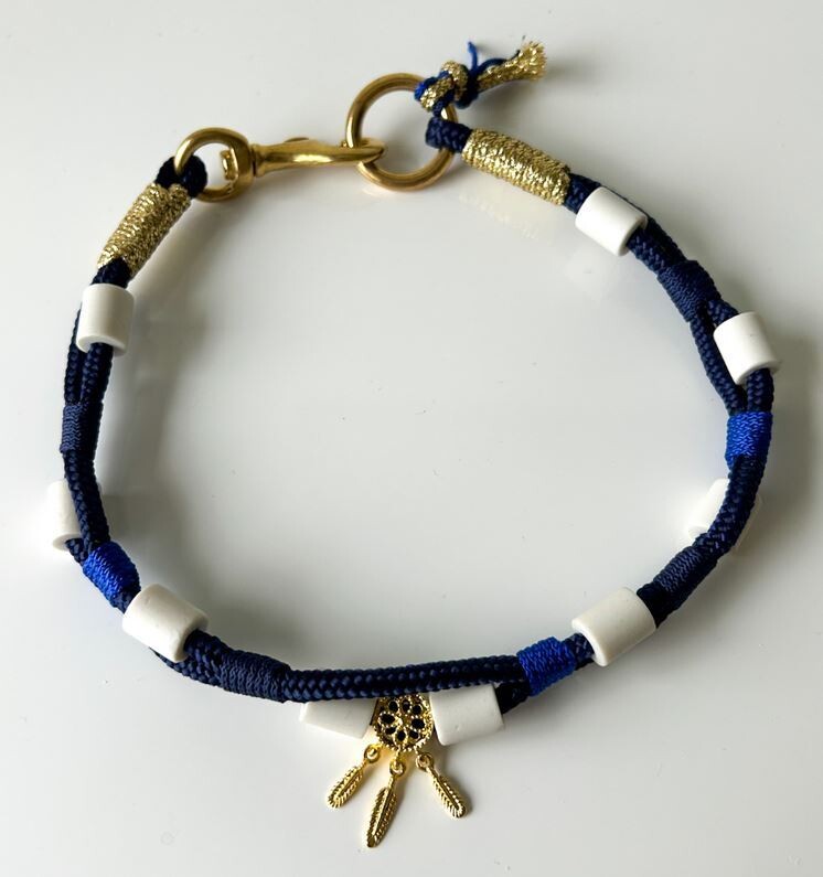 Zeckenhalsband Blau