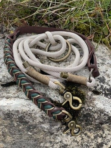 Leine &quot;Caffe Latte, Green und Steppenwolf&quot;