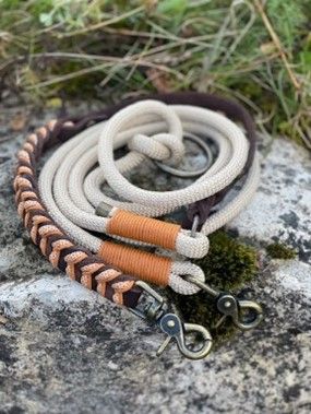 Leine "Caffe Latte mit Mustard"