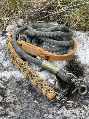 Leine &quot;Armygreen Green Diamant Mooss green&quot;