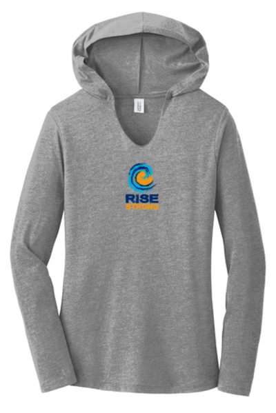 Ladies Long Sleeve Hooded Tee