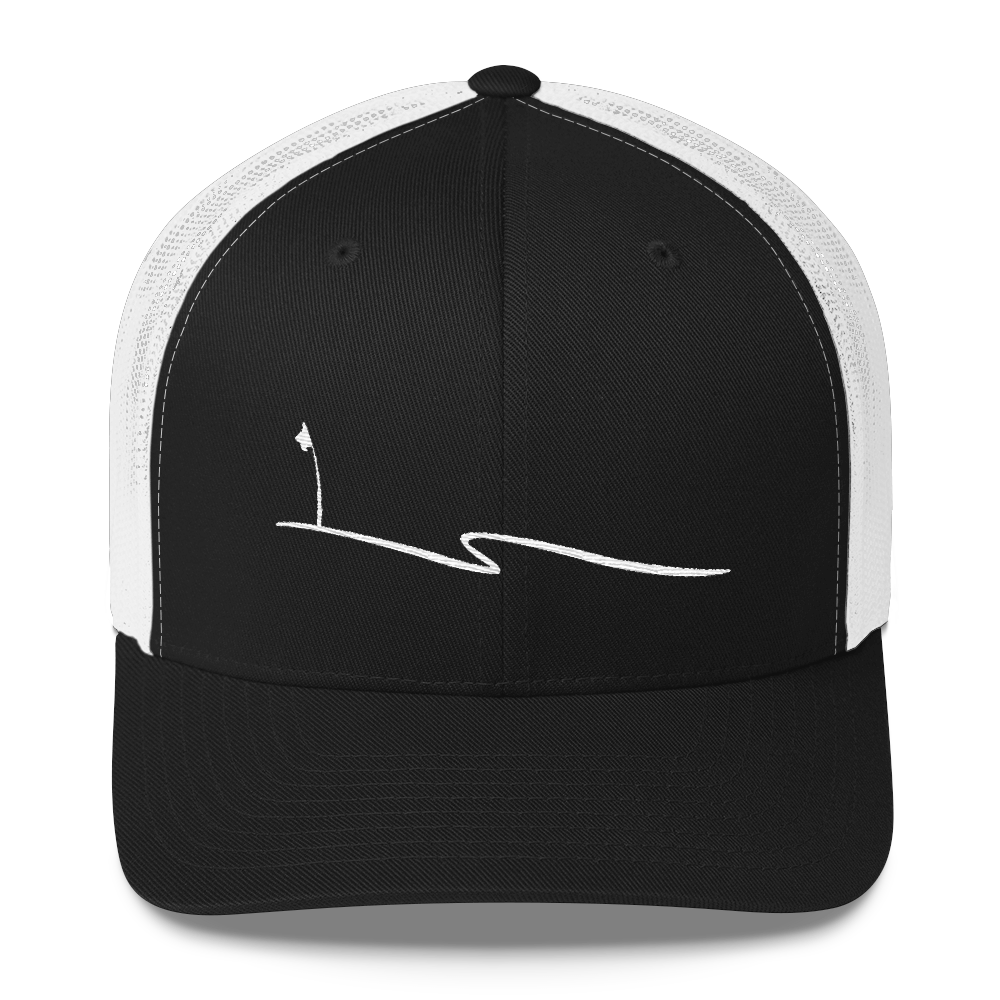 JKD Swoosh - Trucker Hat (Black / White)