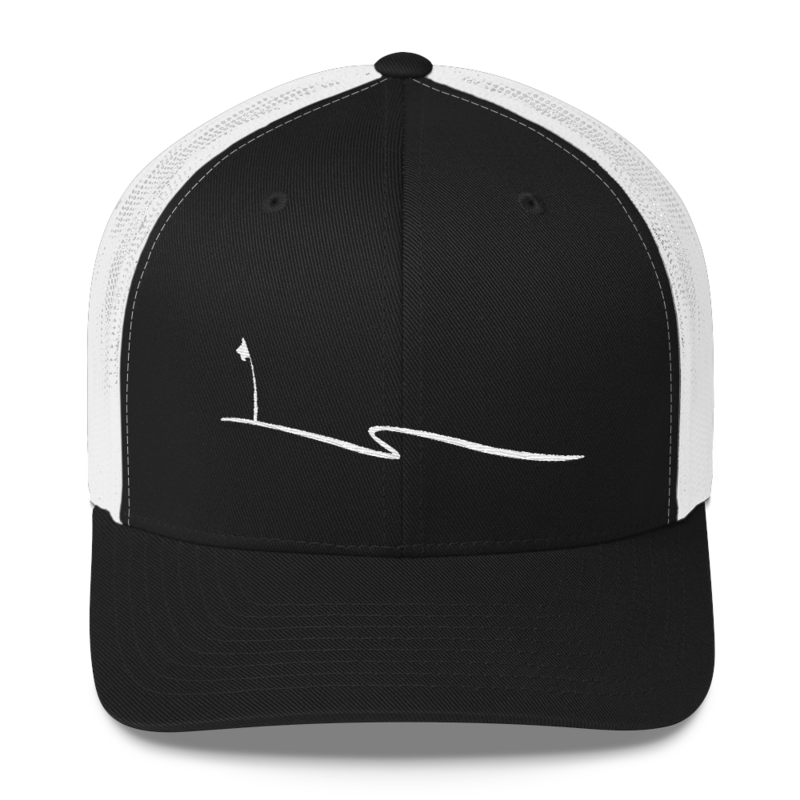 JKD Swoosh - Trucker Hat (Black / White)