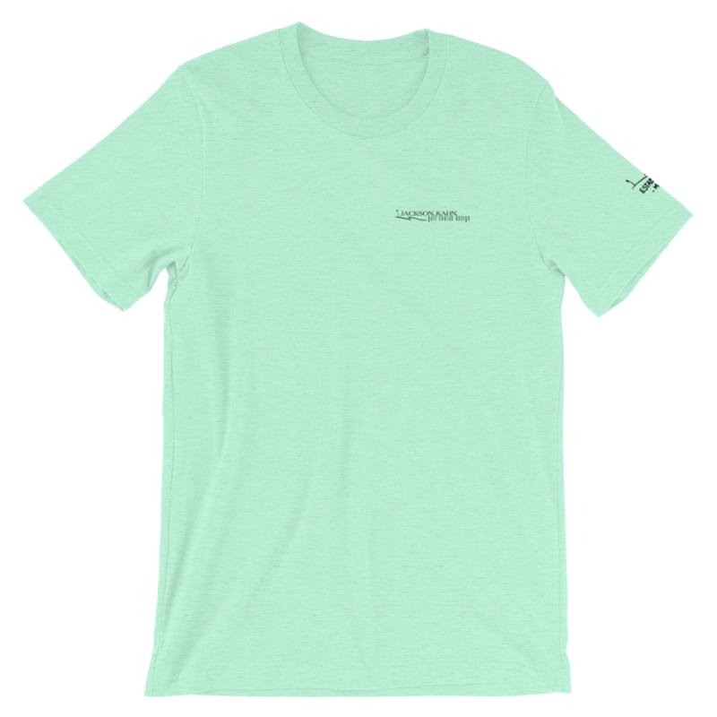 JKD Logo - Unisex T-Shirt (White on Heather Mint)