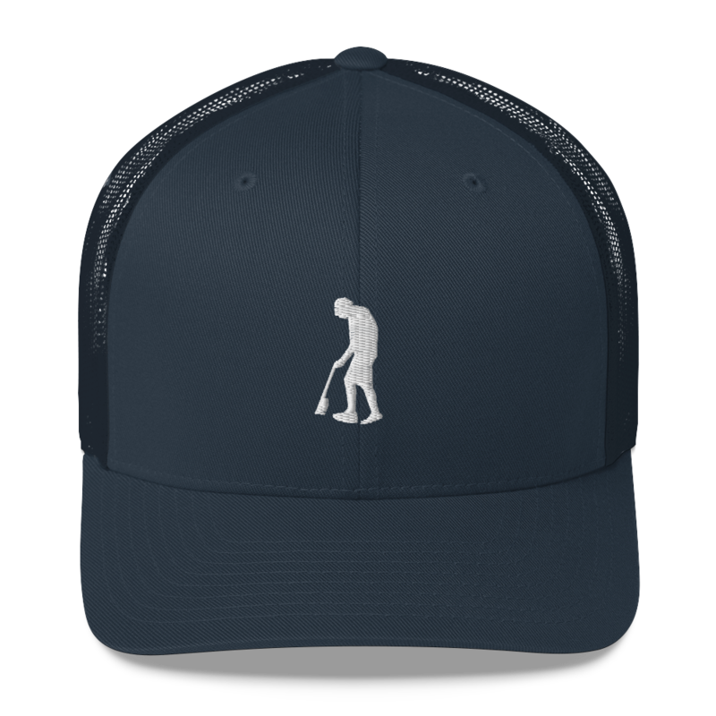 Paint Gunners - Trucker Hat (White on Navy)