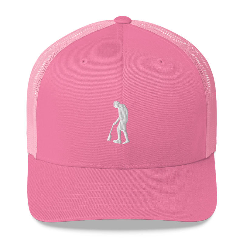 Paint Gunners - Trucker Hat (White on Pink)