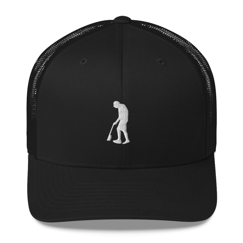 Paint Gunners - Trucker Hat (White on Black)