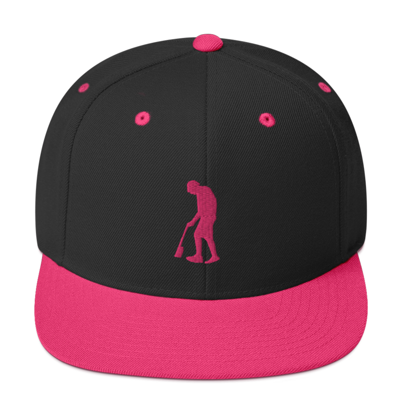 Paint Gunners Snapback Hat (Pink / Black)