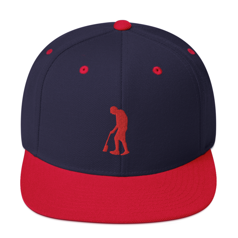 Paint Gunners Snapback Hat (Navy / Red)