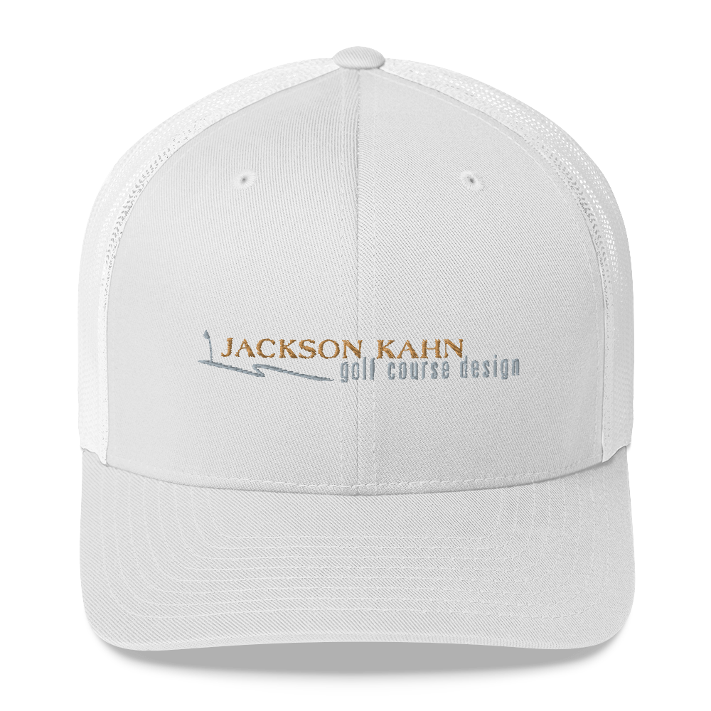 JKD Logo - Trucker Hat (Orange/Gray on White)