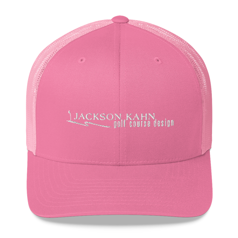 JKD Logo - Trucker Hat (White on Pink)