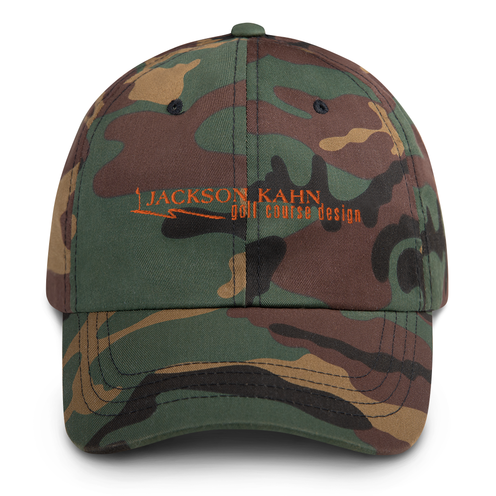 JKD Logo - Unstructured Hat (Orange on Camo)