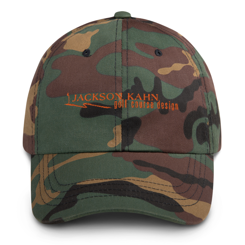 JKD Logo - Unstructured Hat (Orange on Camo)