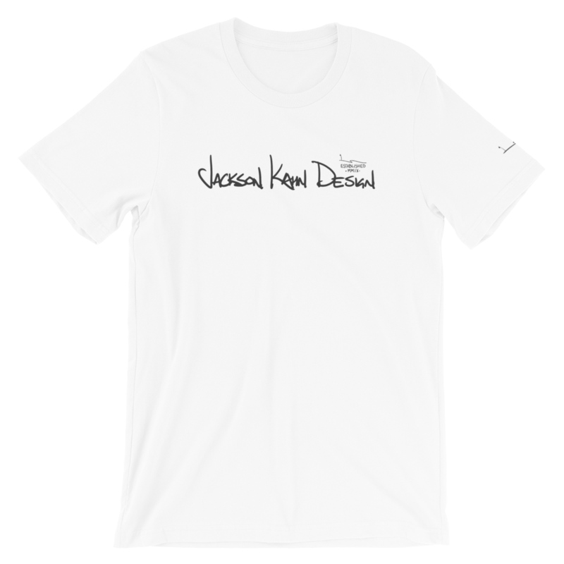 JKD Handwritten - Unisex T-Shirt (Gray on White)