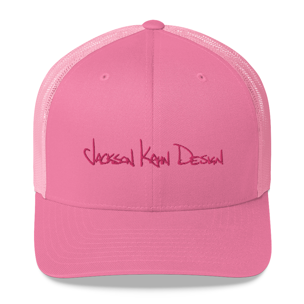 JKD Handwritten - Trucker Hat (Pink on Pink)