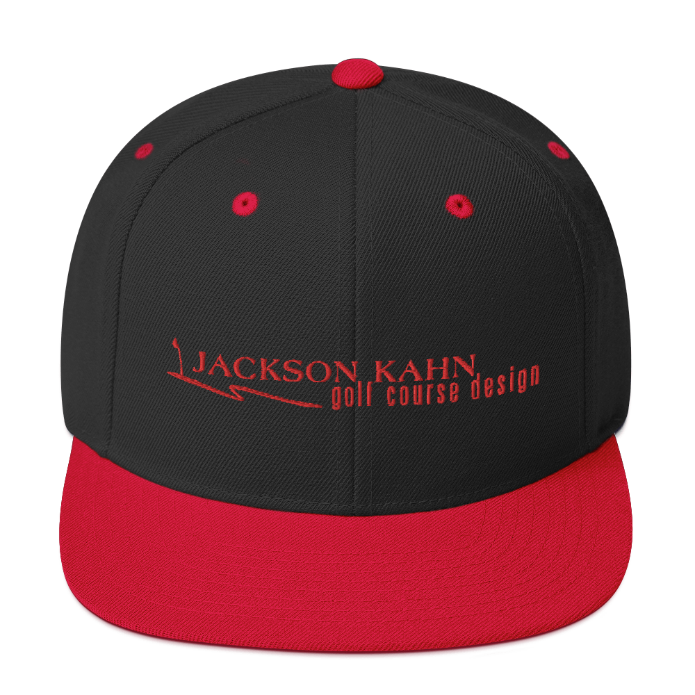 JKD Logo Snapback Hat (Red / Black)