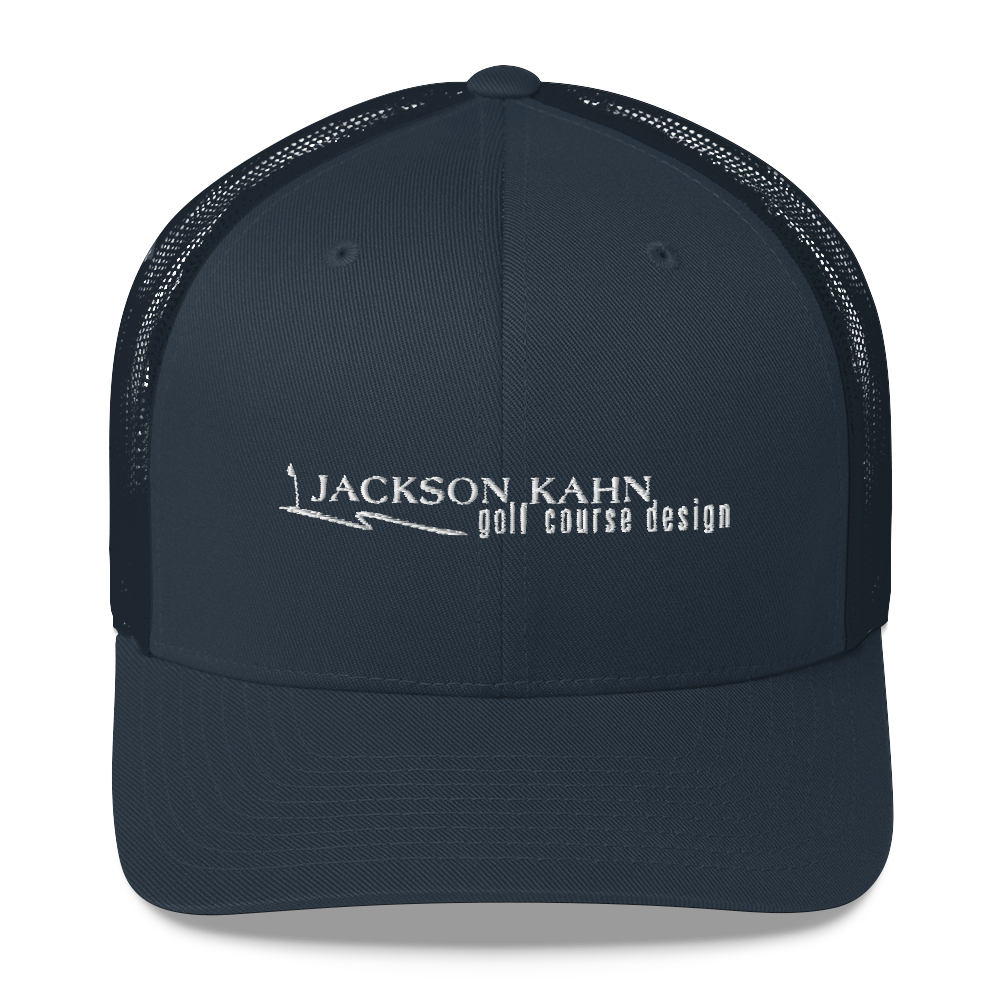 JKD Logo - Trucker Hat (White on Navy)