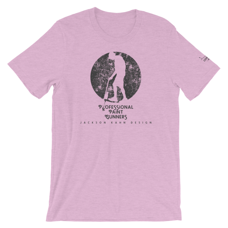 Professional Paint Gunners Grunge - Unisex T-Shirt (Gray on Heather Prism Lilac)