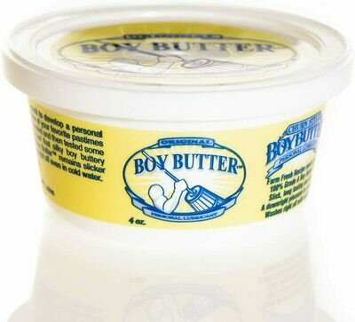 Boy Butter 4 Ounce Tub Personal Lubricant Boy Butter 4 Ounce Tub Personal Lubricant