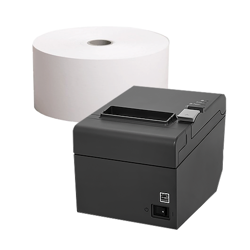 Carton De 1000 - Bobines papier thermique 80x80x12 pour ticket de caisse en  papier 55 grs Thermal BPA Free