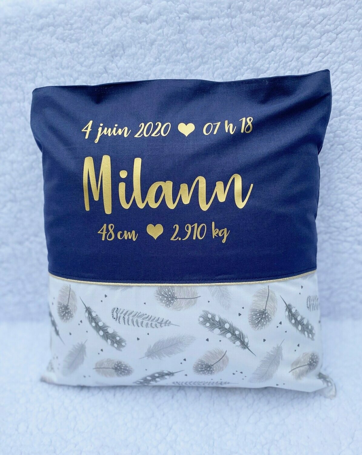 Housse de coussin personnalisée