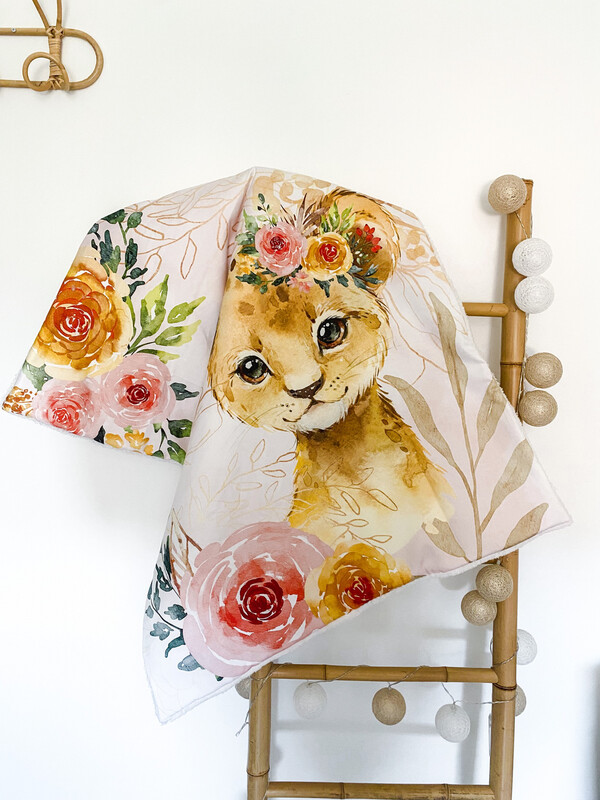 EN STOCK - Couverture Tropic fleuri