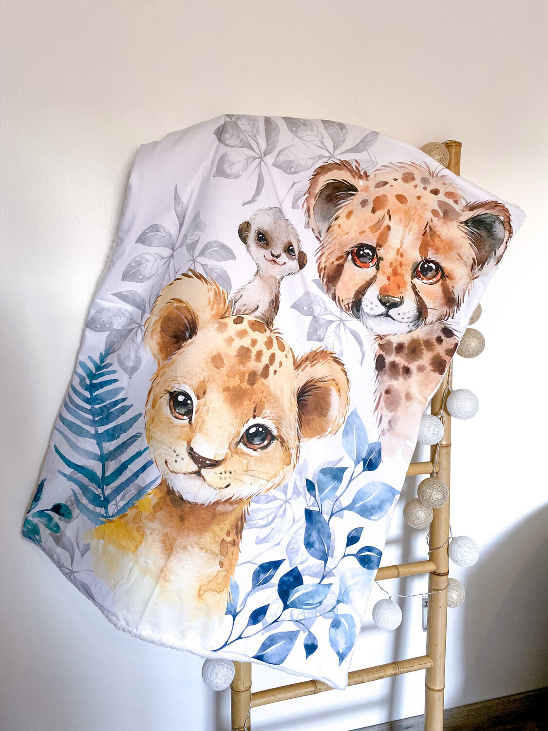 EN STOCK - Couverture Tropic bleu