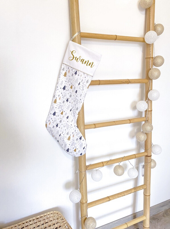 Chaussette de Noël OURS ORIGAMI
