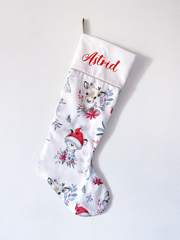 Chaussette de Noël BONNET ROUGE