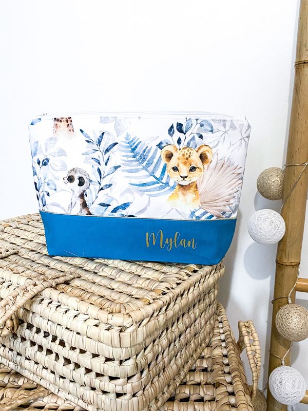 Grande trousse de toilette personnalisée