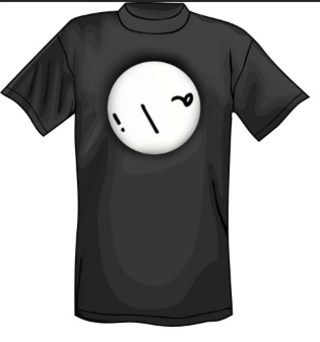 Simple Black T-Shirt with Logo