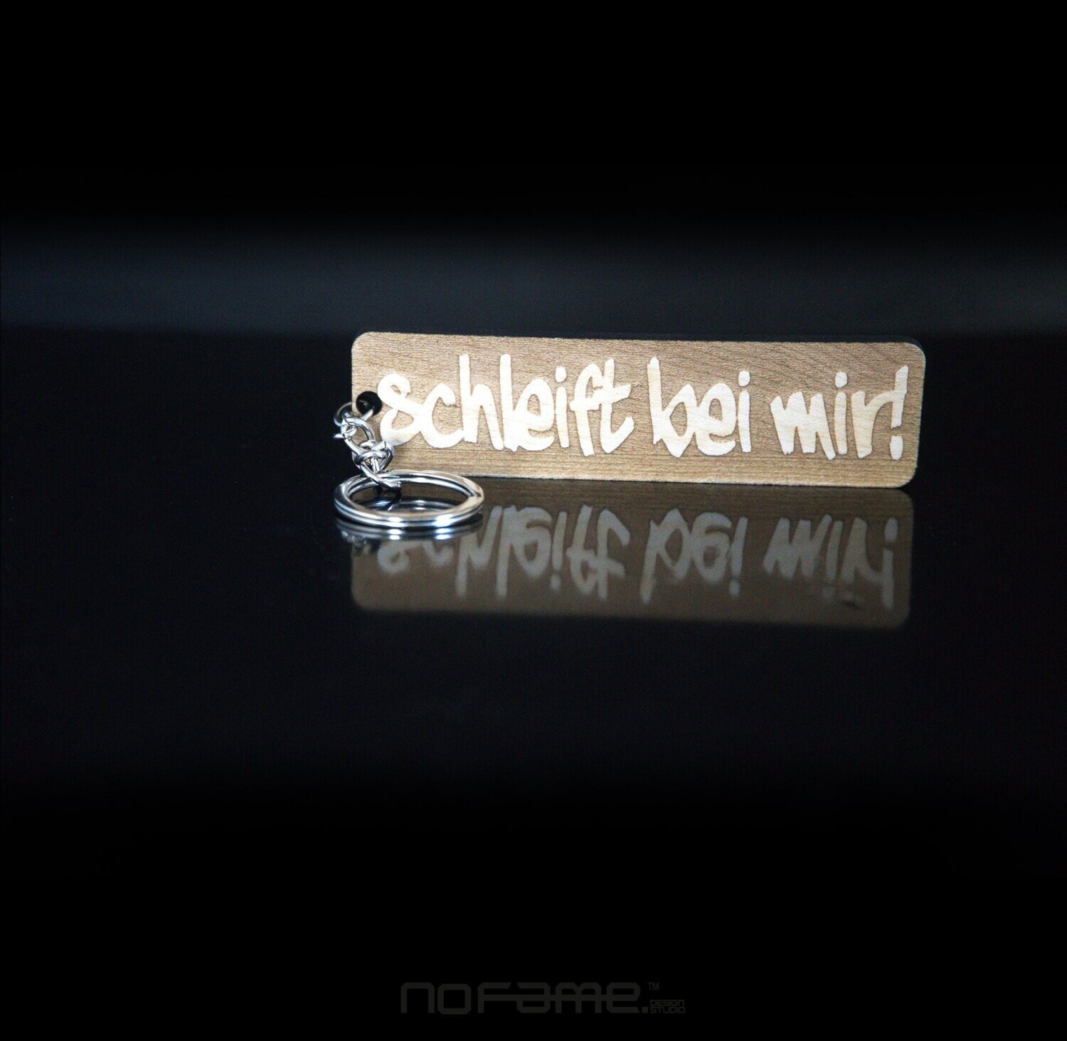 Schleift bei mir! Schlüsselanhänger S-32