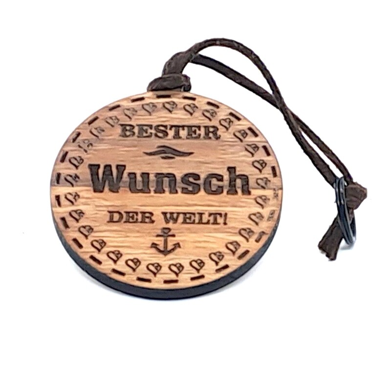 Personalisiert Schlüsselanhänger Rund