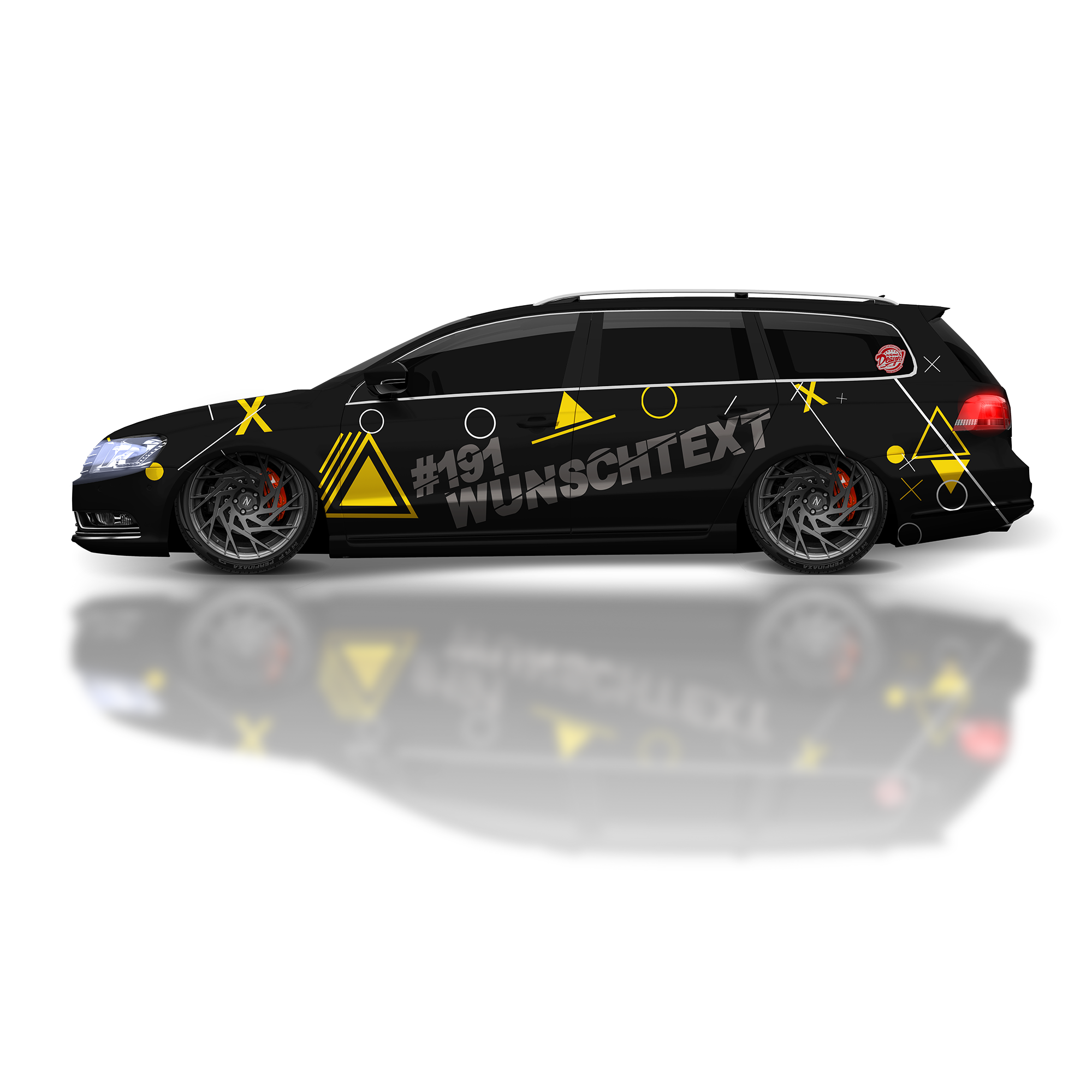 Premium Autoaufkleber Dekor Set P-D-001