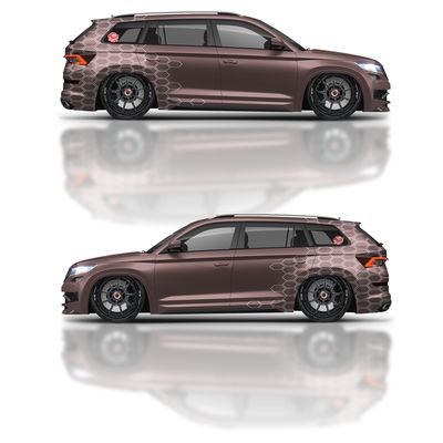 Aufkleber Waben Dekor Set  S-D-1