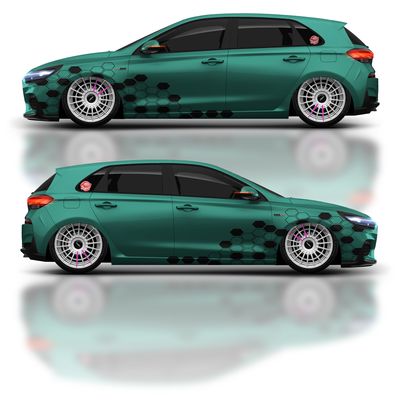 Aufkleber Waben Mix Dekor Set S-D-2 Aufkleber Waben Mix Dekor Set S-D-2