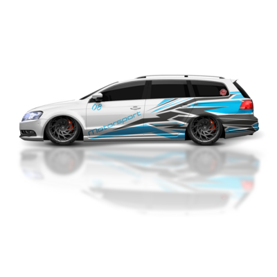 Premium Autoaufkleber Dekor Set  P-D-007
