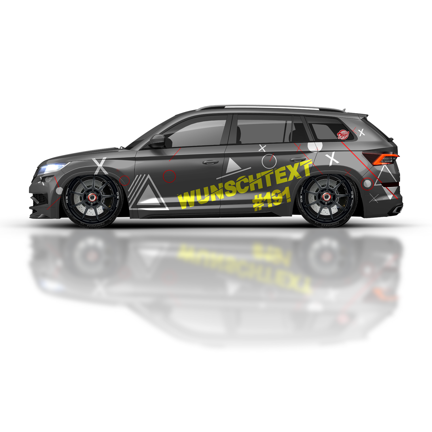 Premium Autoaufkleber Dekor Set P-D-001 Premium Autoaufkleber Dekor Set P-D-001