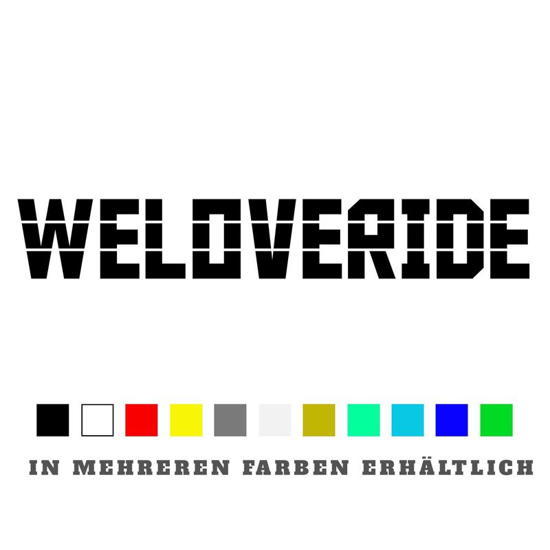 Aufkleber We Love Ride