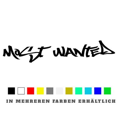 Aufkleber Most Wanted Aufkleber Most Wanted