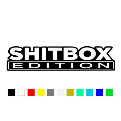 Aufkleber Shitbox