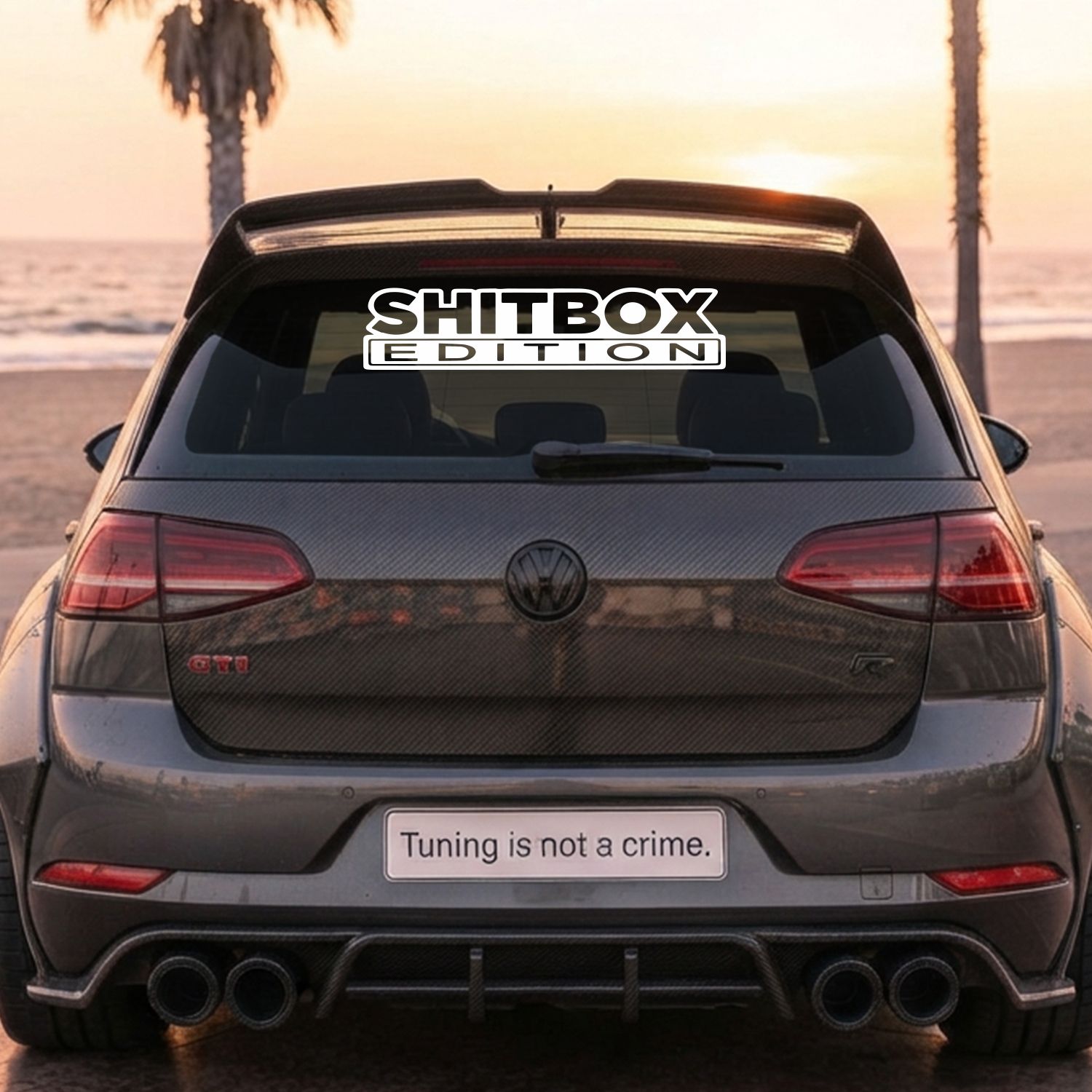 Aufkleber Shitbox