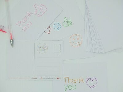 Thank you postcards - 20 pack
