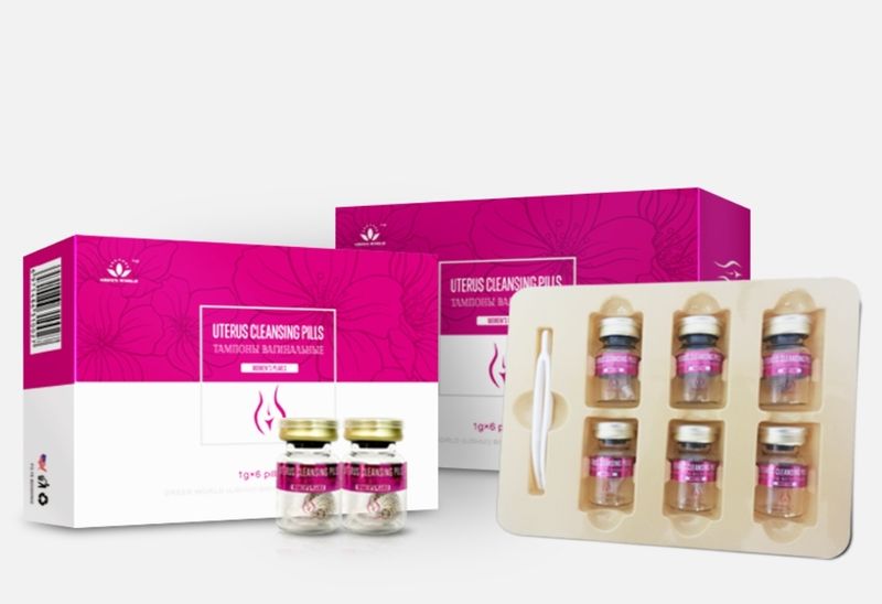 Uterus cleansing pill