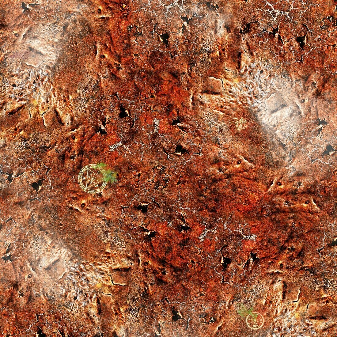 Battlemat Wasteland Inferno