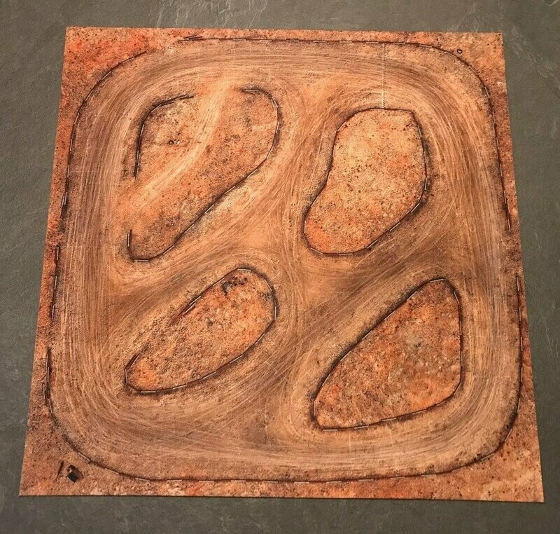 Battlemat Gaslands sand Battlemat Gaslands sand