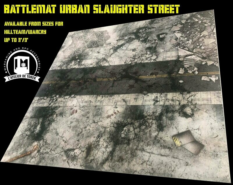Battlemat Urban Slaughter street Battlemat Urban Slaughter street