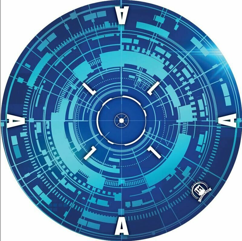 Gabarits d'objectifs /  target templates bleus pour WARHAMMER 40000 ® Compatible