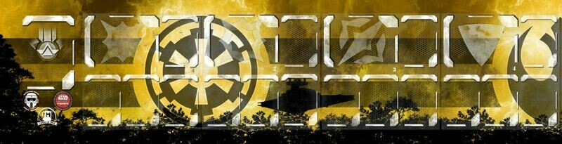 Side Bar - Compatible Star Wars Legion Jaune