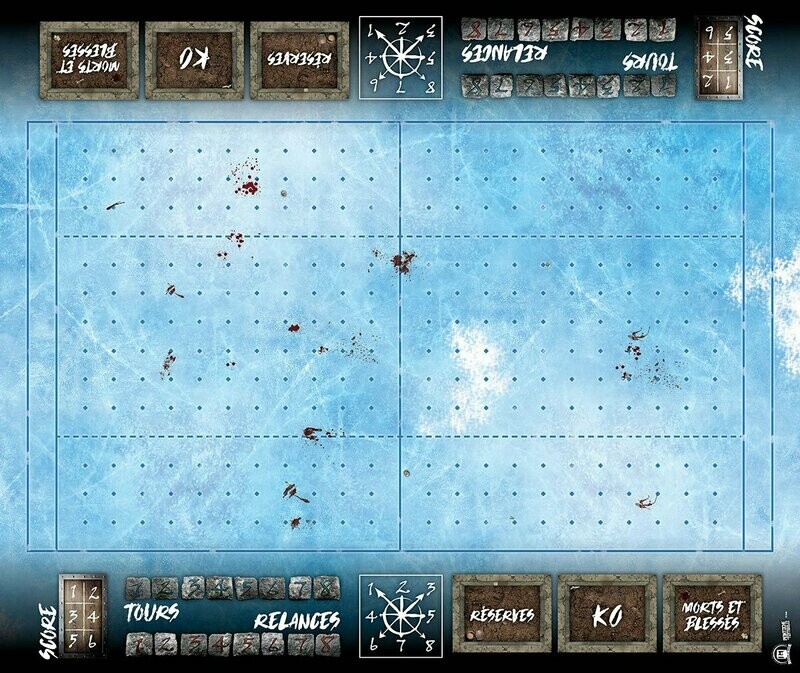 Terrain pour Blood Bowl ® compatible Lac Gelé
